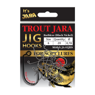 Trout Jara Jig Hooks JA-01JHS #6