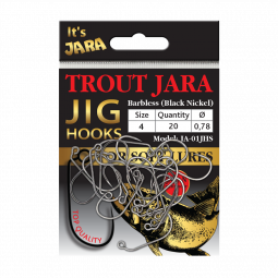 Trout Jara Jig Hooks JA-01JHS #4